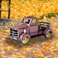 thumbnail image 4 of Retro Style Vase Solar Car Garden Statue Planter Vintage Bus, 4 of 4