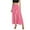 Pink, variant on GigrtiJin Skirts for Women Elegant Floral Print Long Skirts Split Flowy Midi Skirt High Waist Trendy A-Line Skirts