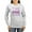 Ash Gray, variant on CafePress - The Real Boss Women's Long Sleeve T Shirt - Women's Long Sleeve Graphic Casual T-Shirt
