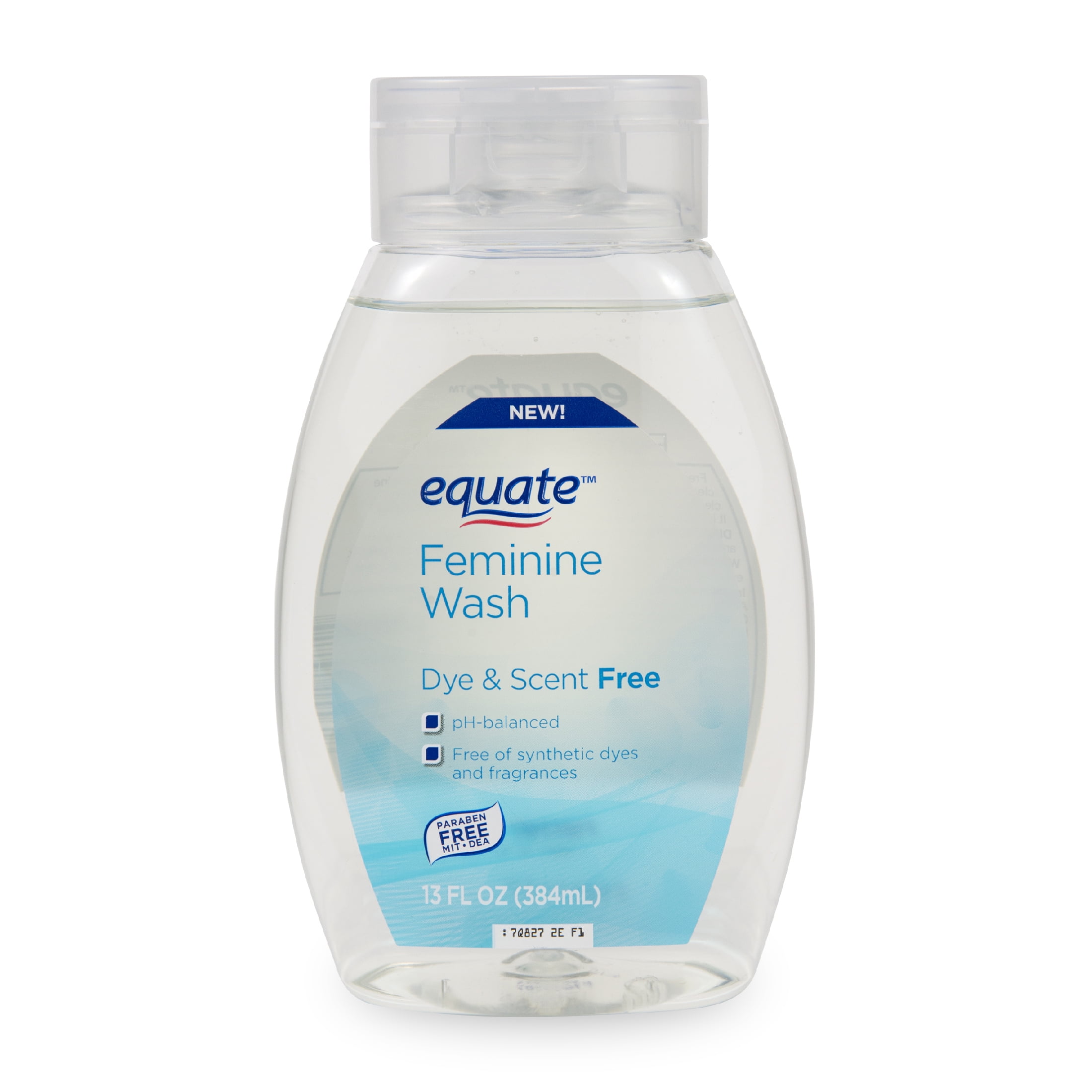 Equate Feminine Cleansing Wash, Dye And Scent Free, Hypoallergenic, Dermatologist And Gynecologist Tested