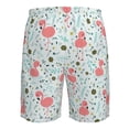 thumbnail image 6 of Naloa Cute Flamingo Men's Beach Shorts, Surfing shorts, Swim trunks, Quick Dry Swim Trunks for Surfing Beach Fun - 3X-Large, 6 of 9