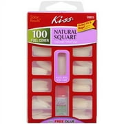 Kiss: Natural Square Salon Results, 1 ct