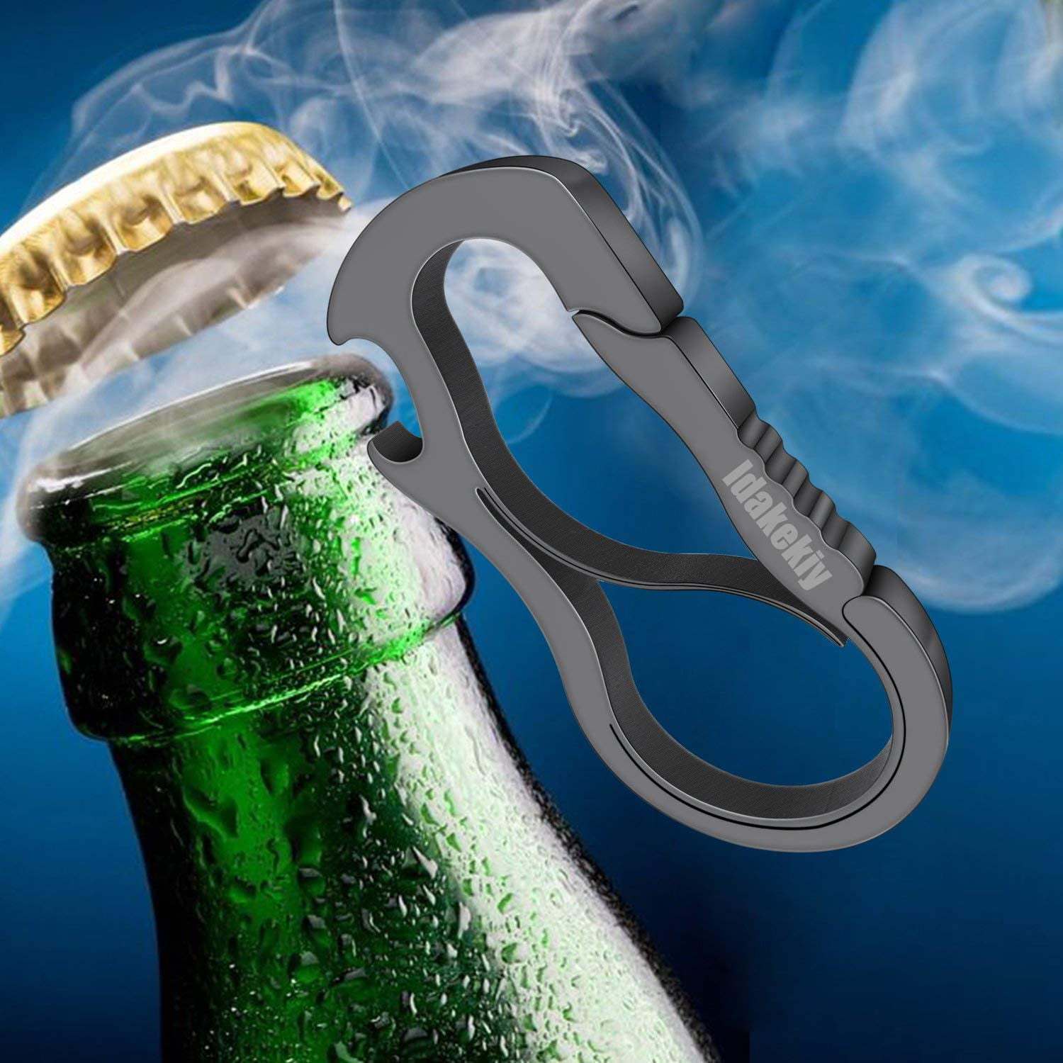 Idakekiy Dual Carabiner Keychain - Small Vers