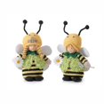 thumbnail image 2 of Muñeca Escandinava Tomte Miel Abeja Elfo Decoración Muñeca Enana Ornamento Para El Hogar Granja Cocina Noticed HA040808-02, 2 of 6