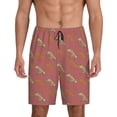 thumbnail image 3 of Lsque Leopard Print Mens Sleep Pajama Shorts,Short Pajama Pants, Cotton Ultra-Soft Knit-XX-Large, 3 of 9