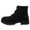 Black, variant on Bixock Boots for Women Fleece Lined Thick Warm Snow Boots Large Size Round Toe Slip On Warm Comfortable Fall Winter Outdoor Women Shoes