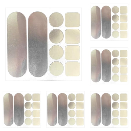 Tucknest High Temperature Repair Patch Aluminum Foil Adhesive Tape for Leaks Multi Purpose Heat Resistant Tape for Pots Pans Plastic Buckets 5 Pcs