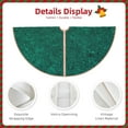 thumbnail image 3 of Bingfone Christmas Tree Skirt Mat Christmas Decoration Interior 30" -Teal Marble, 3 of 6