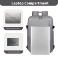 thumbnail image 3 of Travel Backpack for Women, 15.6 Inch Laptop Backpack with USB Charging Hole, College Bookbag, Large Capacity Black Computer Backpacks for Work, 3 of 8