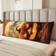 thumbnail image 6 of Halloween Body Pillow Cover, Halloween Full Moon Pumpkin Bat Halloween Decorations Body Pillow Cases with Zipper Soft Smooth Skin Friendly Long Pillow Case 20x60 inches, 1Pc, 6 of 7