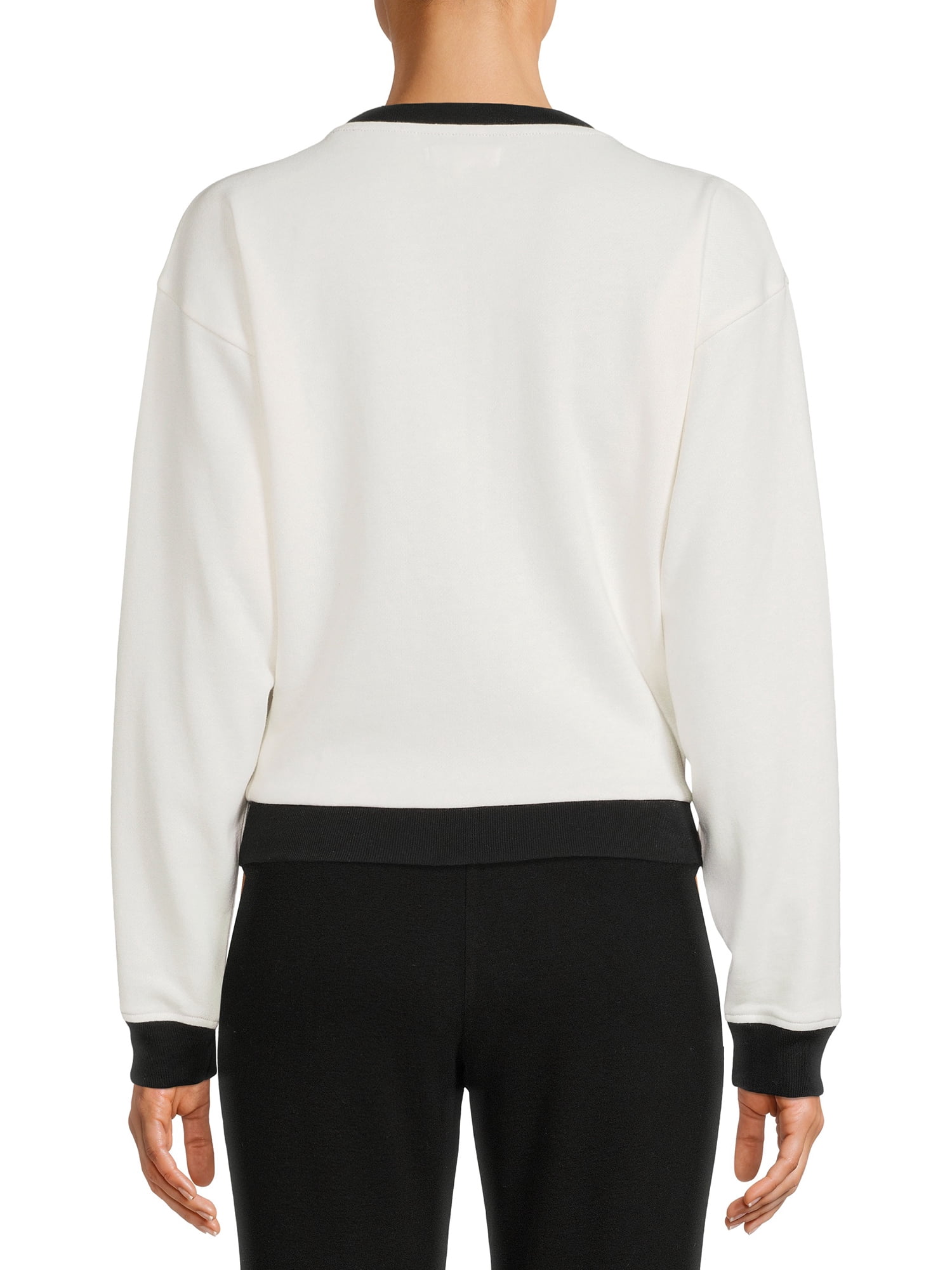 Kendall + Kylie Junior' Ringer Sweatshirt with Crew Neck