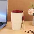thumbnail image 4 of TIMIFIS Tissue Boxs 316 Stainless Steel Coffee Cup Double Layer Vacuum Insulated Cup Car Mounted with Lifting Rope Convenient Cup Insulated Water Cup Coffee Cup 480Ml Kitchen Gadgets, 4 of 6