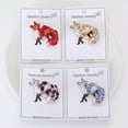 thumbnail image 4 of Kkkded Broche Épingle Forme Renard Vif Strass Broche pour Femmes - pour Fêtes, 4 of 7
