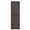 Brown, variant on Perfect Shutters Premier Louver Exterior Decorative Shutter, Dark Gray - 15 x 39 in.