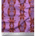 thumbnail image 1 of Soimoi Rayon Fabric Stripe & Ogee Damask Fabric Prints By Yard 56 Inch Wide, 1 of 3