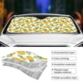thumbnail image 3 of Yiaed Pineapple Print Car Windshield Sunshade Front Auto Car Front Window Sun Shade Foldable Sun Visor Shield Cover Auto Accessories for Sedan SUV Truck-Medium, 3 of 5