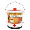 thumbnail image 1 of Farm Innovators HB-60P Heated 2 Gallon Poultry Water Drinker, White/Red, 1 of 5