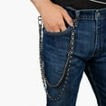 thumbnail image 2 of WEAVILUX Men's Aluminum Jean Accessory for Dance, Music Events, and Casual Wear - Fashion Accessory, 2 of 8