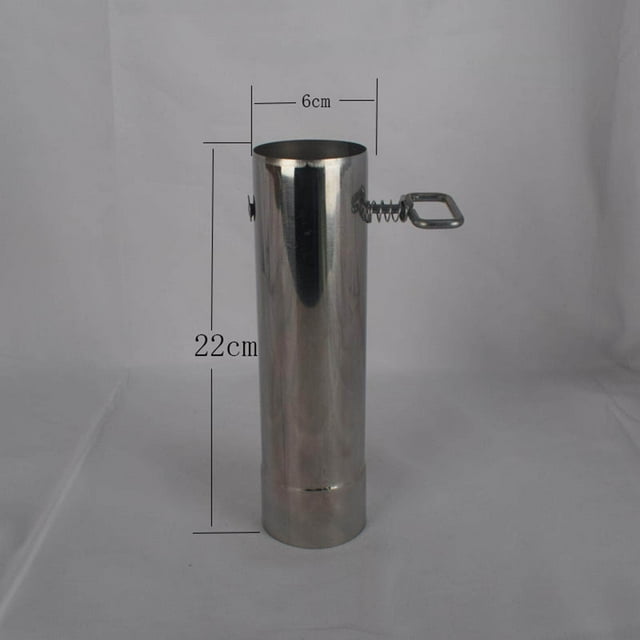 Accessoires de Cheminée de Poêle Durables Cheminée d'Échappement de Fumée de Cuisson Cheminée de Camping Régulatrice de Cheminée