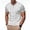 White, variant on T Shirts for Man with Pocket , Mens Clothes , Men's Summer Casual Short Sleeve Collar Knit Top Breathable Loose Fit Tee Shirt For Big And Tall Gentlemen