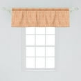 thumbnail image 2 of Ambesonne Butterfly Valance Pack of 2, Intricate Butterflies, 54"X18", Pale Peach and Vermilion, 2 of 2