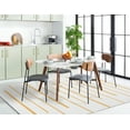 thumbnail image 3 of SAFAVIEH Montauk Oswald Geometric Striped Cotton Area Rug, Ivory/Gold, 6' x 6' Square, 3 of 9