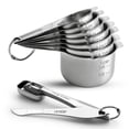 thumbnail image 1 of Set de tazas y cucharas medidoras Spring Chef de acero inoxidable, 1 of 8