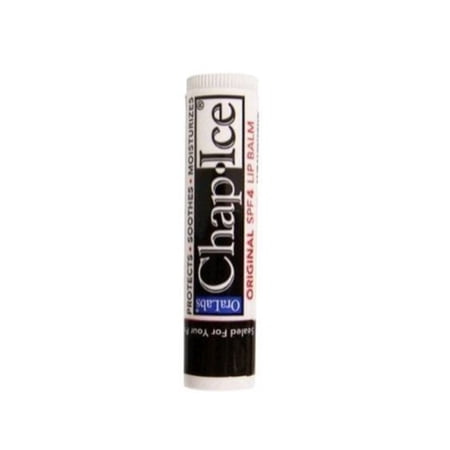 chap-ice spf 4 premium lip balm  original   3 pack