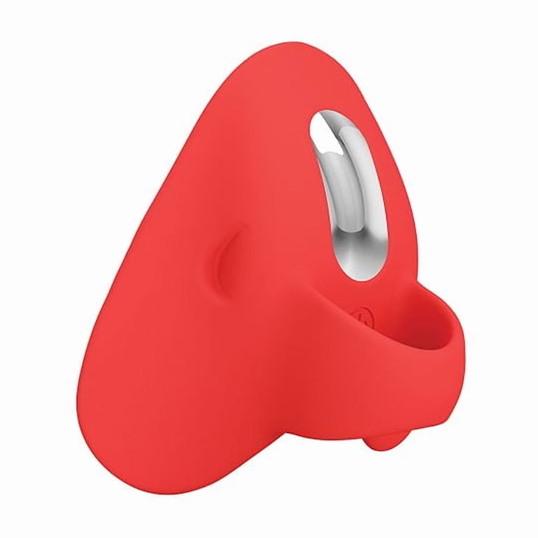 Pretty Love Carnation Manta Ray Finger Vibrator, Red