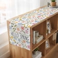 thumbnail image 6 of Table Runners 72 Inches Long Dress Scarves, Spring Floral Farmhouse Kitchen Table Runner, Coffee Tablerunners, Colorful Flowers Elegant Pastoral 14x72 Inch, 6 of 9