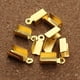 thumbnail image 4 of 200Pcs 4.5X12mm Tapas de Engarzado de Extremo de Cable para Collares Joyería Fabricación de Fornituras de Cadena Macarena Collar de conector, 4 of 8