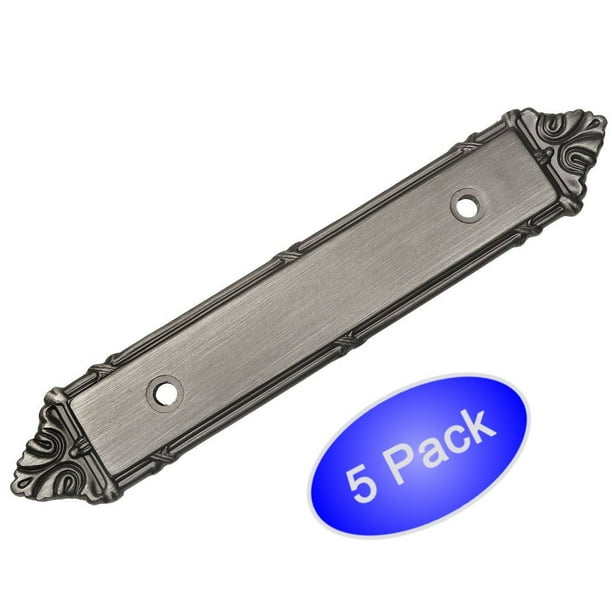 Cosmas 9466AS Antique Silver Hardware Handle Pull Backplate