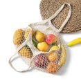 thumbnail image 1 of beige,3 Paquet Sac Legumbres Cursos Reutilizables,filet Sac Stockage Produit Rutilisable Coton Avec Serrage,sacs En Fruit Legumbres Rutilisables En Mai, 1 of 5