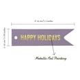 thumbnail image 5 of Inkdotpot Gold Foil Paper Hang Tags Happy Holiday Favor Tags 100 Pieces, 5 of 6