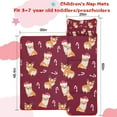 thumbnail image 5 of Christmas Corgi Toddler Nap Mats for Kids Preschool,Sleeping Mat Bag or Kids,Toddler Sleeping Bag,Toddler Nap Mat or Daycare, 5 of 6