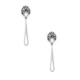 thumbnail image 2 of 2PCS Sugar Spoon,Shell Shape Stainless Steel Sugar Spoon,Small Spoons for Dessert Tiny Jelly Spoon Salt Spoon Mini Espresso Spoons,Vintage Stirring Spoons for Spice Chocolate,Jam(Silver), 2 of 9