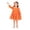 #02 Saffron, variant on Dresses for Girls Cute Party Long Sleeve Tiered Ruffle Swing Girls Dress Casual A-Line Crew Neck Girls Fashion Fall Sundress Green