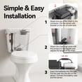 thumbnail image 2 of Techo Touchless Toilet Flush Kit, Adjustable Sensor, 1256315 Adapt k1954, Automatic Toilet Flusher - Easy to Install, 2 of 9