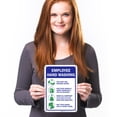 thumbnail image 2 of Employees Hand Washing Rules Sign,, 2 of 5