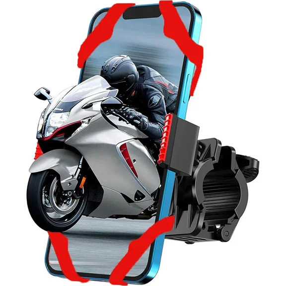Bike Handle Bar Cell Phone Holder Bracket Mount For Motorcycle Bicycle Handlebar