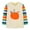 B, variant on GYRATEDREAM Toddler Boy Girl Halloween Shirt for Kids Pumpkin Stripe Long Sleeve Tops for Kids 2-7 Years
