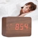 thumbnail image 5 of Reloj, Alarma digital electrónica de madera Reloj despertador digital Reloj despertador de madera El mejor en su clase, 5 of 6