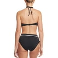 thumbnail image 4 of LASCANA Women's Two-Tone Side Tie Bikini Swimsuit Bottom Ruching, 4 of 6