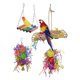 thumbnail image 3 of Juguetes para loros y pájaros, 4 paquetes de juguetes para masticar columpios de pájaros para mascotas, loros, periquitos, periquitos, s, Zulema Juguetes para loros de aves, 3 of 8