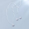 thumbnail image 4 of Collier et Boucles d'Oreilles Micro Incrustés de Flocon de Neige Bijoux pour Femmes Ensemble de Bijoux pour Femmes Ensemble de Bijoux de Bal pour Femmes Organisateur de Valise de Bijoux Formelle avec Roues Ensemble de Bijoux de Perles pour Filles Ensemble de Bijoux pour, 4 of 4