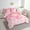 Light Pink Red, variant on Erosebridal Cartoon Axolotl 7 Piece Bedding Set Pink Cute Axolotl Eat Dessert Comforter Set with Sheets Twin Size Room Decor Love Heart Print Bed in a Bag Salamander Bed Set