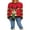 Red 1, variant on Women Christmas Knitted Sweater with Funny LED Light Up Round Neck Pullover
