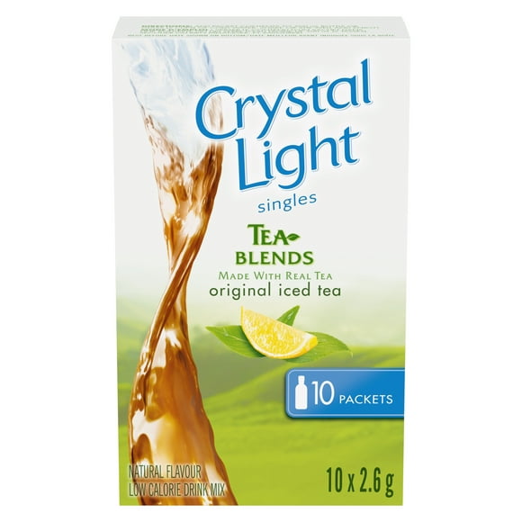 Crystal Light Singles, Iced Tea, 2.6g, 10 Packets