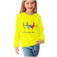 thumbnail image 3 of QIPOPIQ Chandails en Molleton à Col Rond pour Filles Manches Longues Pull Décontracté Ample Taille 3-14 Ans Vêtements Enfants Liquidation, 3 of 6