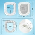 thumbnail image 2 of Cat Toilet Seat, Cat Toilet Training Tray, Kitten Potty, Cat Toilet Tray, Kitten Litter Toilet[Grey], 2 of 9